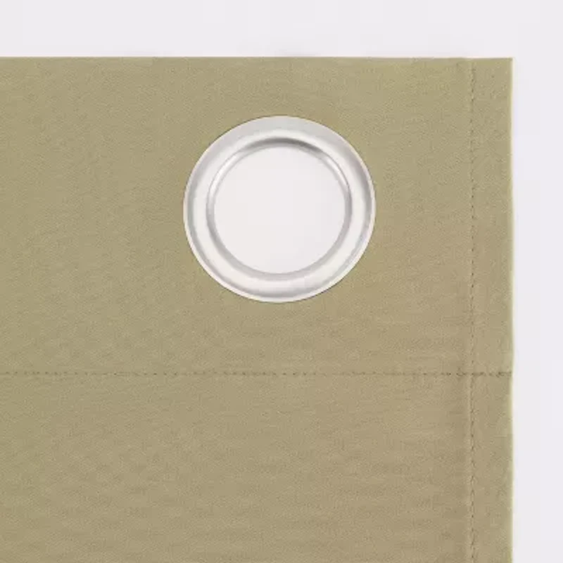 Sun Zero Cyrus Grommet Top Energy Saving 100% Blackout Single Curtain Panel