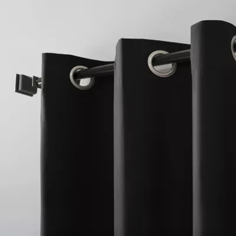 Sun Zero Cyrus Grommet Top Energy Saving 100% Blackout Single Curtain Panel