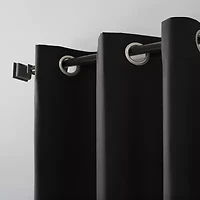 Sun Zero Cyrus Grommet Top Energy Saving 100% Blackout Single Curtain Panel