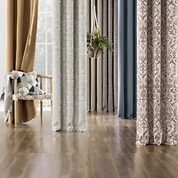 Sun Zero Parrish Grommet Top Energy Saving 100% Blackout Single Curtain Panel