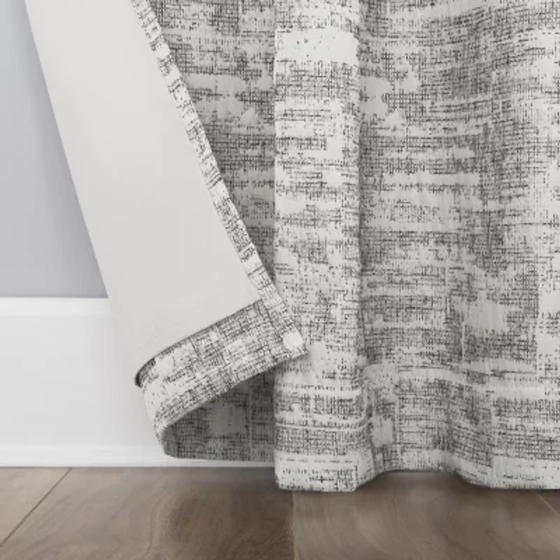 Sun Zero Parrish Grommet Top Energy Saving 100% Blackout Single Curtain Panel