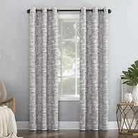 Sun Zero Parrish Grommet Top Energy Saving 100% Blackout Single Curtain Panel