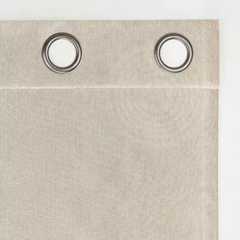 Sun Zero Tyrell Grommet Top Energy Saving 100% Blackout Single Curtain Panel