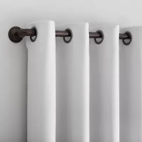 Sun Zero Tyrell Grommet Top Energy Saving 100% Blackout Single Curtain Panel
