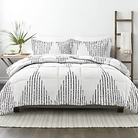 Casual Comfort Patterned Down-Alternative Comforter Sets