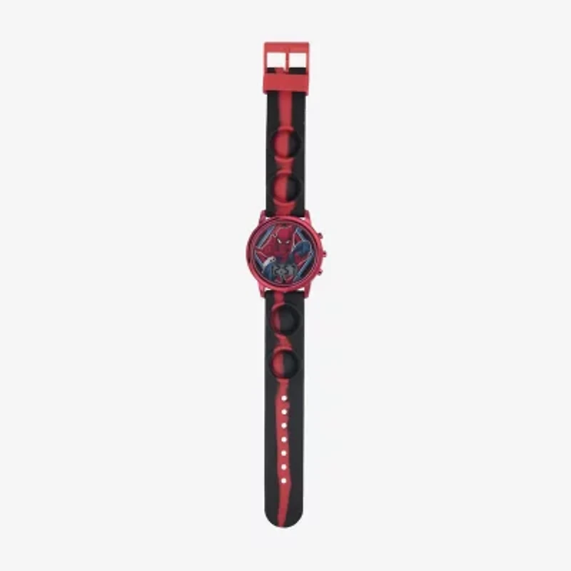 Spiderman Girls Digital Multicolor Strap Watch Spd4845