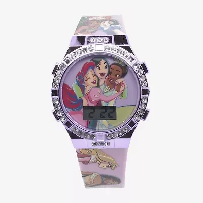 Disney Princess Unisex Digital Multicolor Strap Watch Pn4486