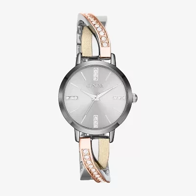 Geneva Ladies Womens Crystal Accent Multicolor Bracelet Watch Fmdjm225