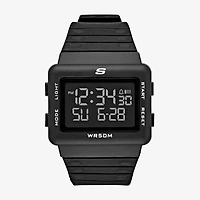 Skechers Larson Mens Chronograph Digital Black Strap Watch Sr1077