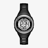 Skechers Tennyson Womens Digital Black Strap Watch Sr2063