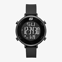 Skechers Magnolia Womens Chronograph Digital Black Strap Watch Sr6065
