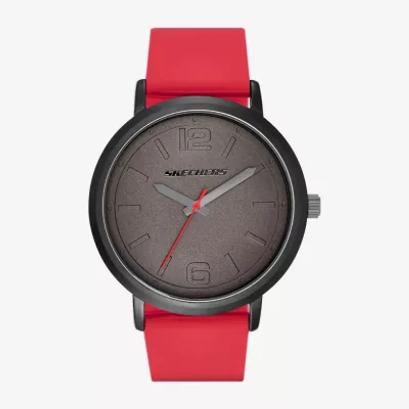 Skechers Mens Red Strap Watch Sr5043