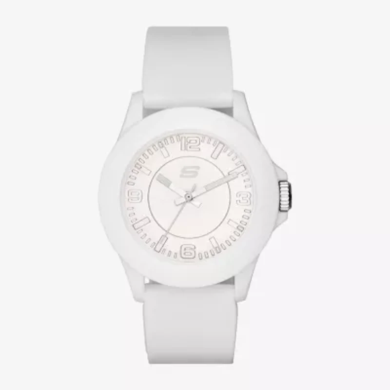 Skechers Womens White Strap Watch Sr6023