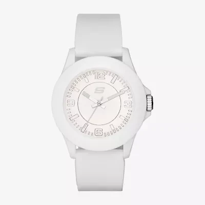 Skechers Womens White Strap Watch Sr6023