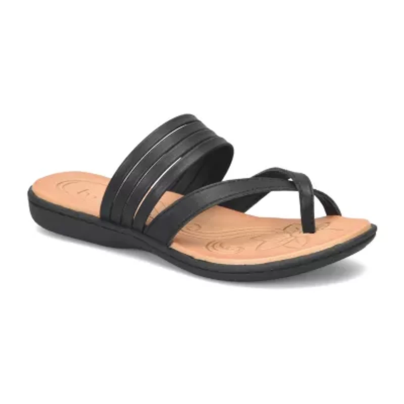 BOC by Born Womens Alisha Criss Cross Strap Flat Sandals