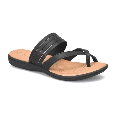 BOC by Born Womens Alisha Criss Cross Strap Flat Sandals