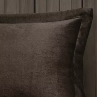 Woolrich Alton Plush to Sherpa Down Alternative Comforter Set with Throw Pillow