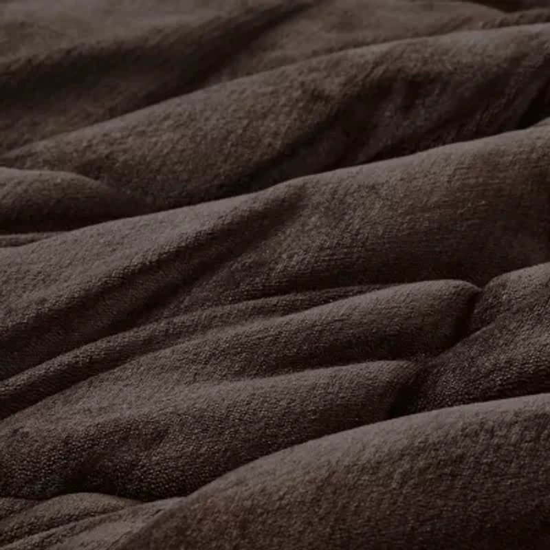 Woolrich Alton Plush to Sherpa Down Alternative Comforter Set with Throw Pillow