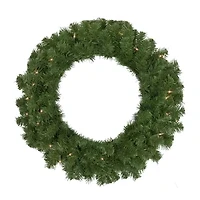 Northlight Dorchester Pine Artificial  24-Inch Clear Lights Pre-Lit Wreath