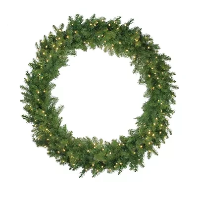 Northlight Northern Pine Led Artificial 48-Inch Warm White Lights Pre-Lit Wreath