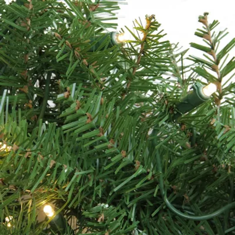 Northlight Northern Pine Led Artificial 48-Inch Warm White Lights Pre-Lit Wreath
