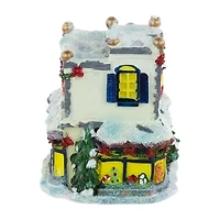 Northlight "4"" Glittered Snowy Toy Shop Building" Christmas Village