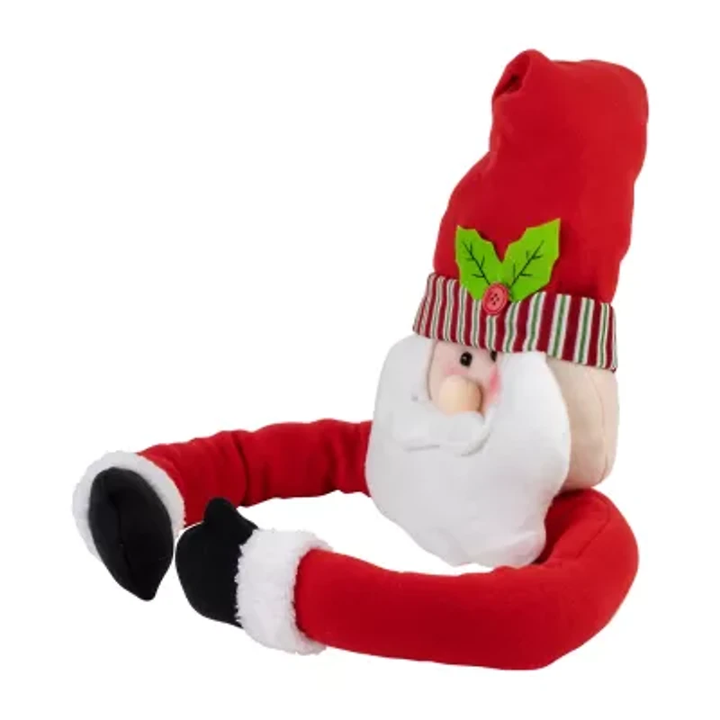Northlight 27" Plush Santa Claus Unlit Christmas Tree Topper