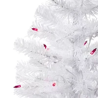 Northlight Woodbury White Slim Artificial Lights Foot Pre-Lit Pine Christmas Tree