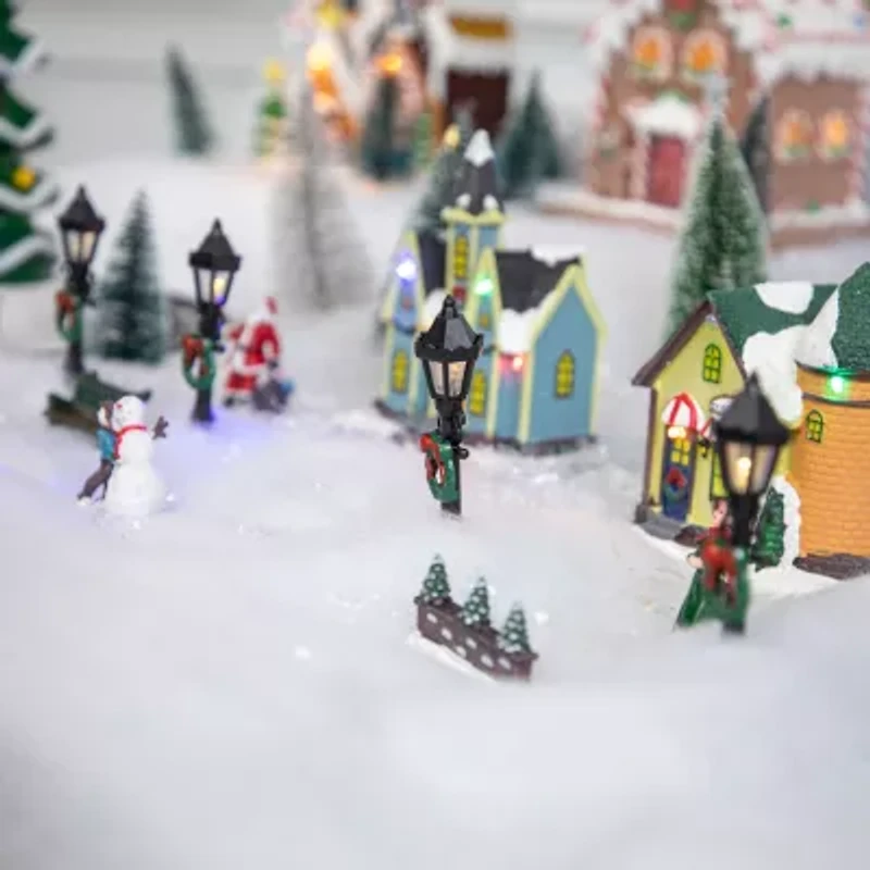 Northlight 4.75" Street Lamps Display Pieces 4-pc. Christmas Village