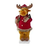 Northlight 24" Animated Musical Moose Christmas Figurine