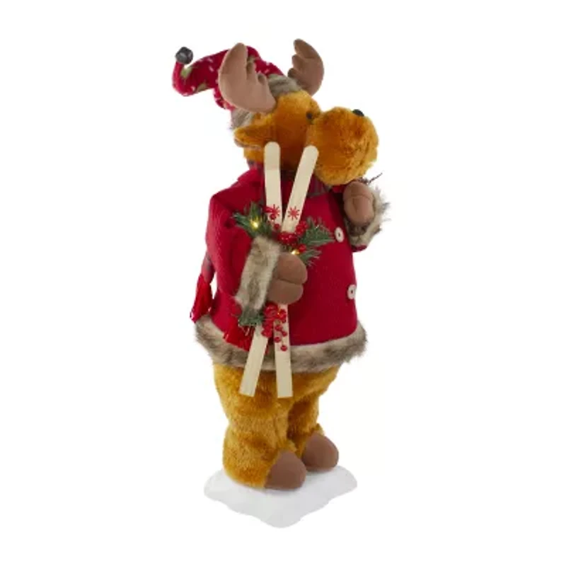 Northlight 24" Animated Musical Moose Christmas Figurine