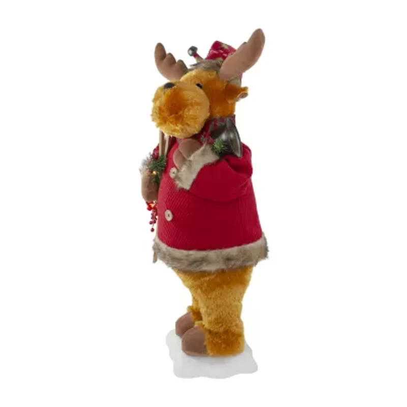 Northlight 24" Animated Musical Moose Christmas Figurine