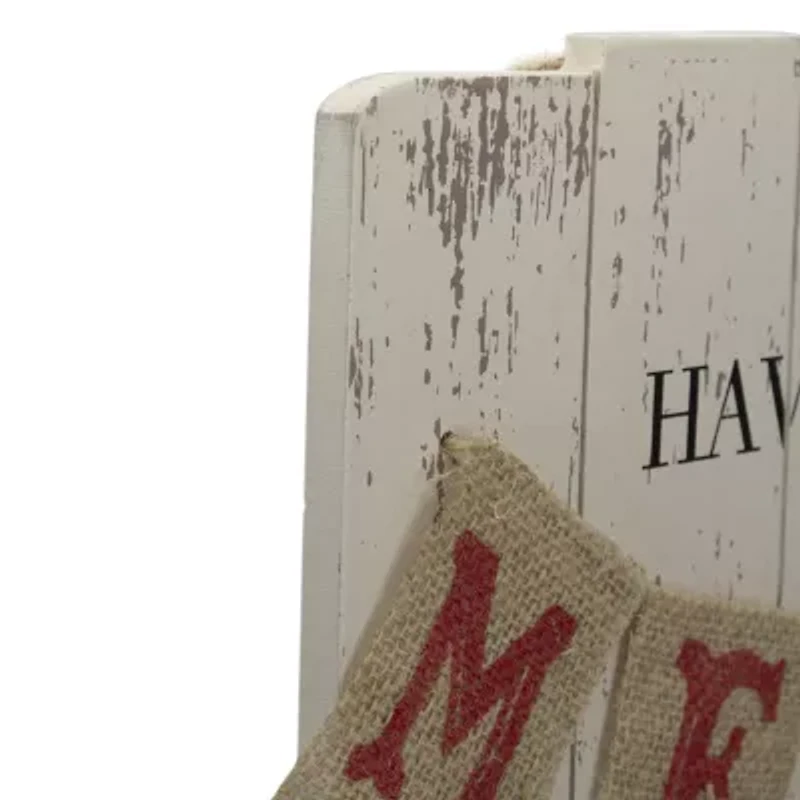 Northlight 24-Inch Merry Little Vintage Red Truck Wall Sign