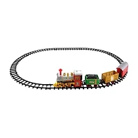 Northlight Battery Operated And Animated Express Train Set With Sound 12-pc. Christmas Tabletop Decor