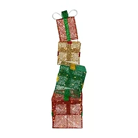 Northlight 53" Led Stacked Gifts Outdoor Christmas Yard Art