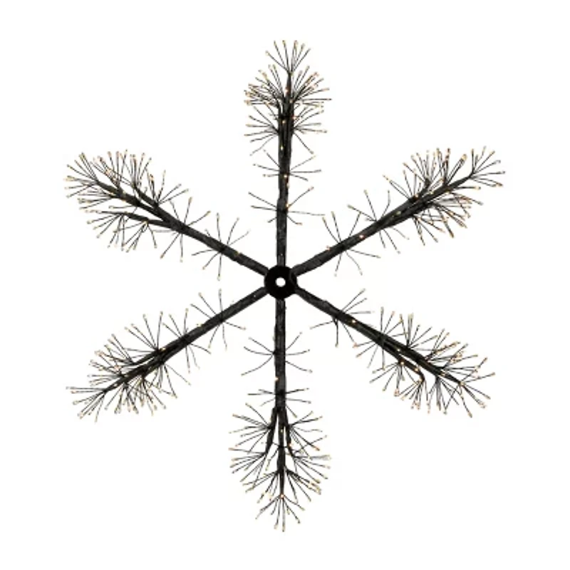 Northlight 24" Led Snowflake Decoration Warm White String Lights
