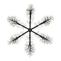 Northlight 24" Led Snowflake Decoration Warm White String Lights
