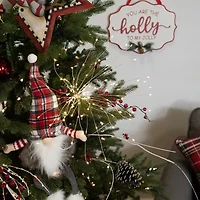 Northlight 20" Led Firework Silver Branch Decoration Warm White String Lights