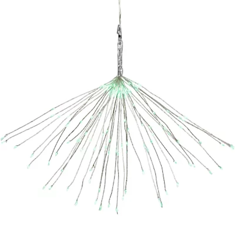 Northlight 20" Led Firework Silver Branch Decoration String Lights