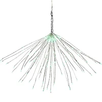 Northlight 20" Led Firework Silver Branch Decoration String Lights