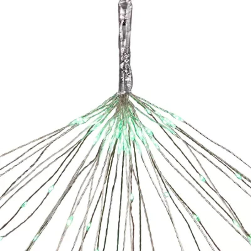 Northlight 20" Led Firework Silver Branch Decoration String Lights
