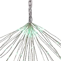 Northlight 20" Led Firework Silver Branch Decoration String Lights
