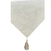 Elrene Home Fashions Poinsettia Elegance Table Runner