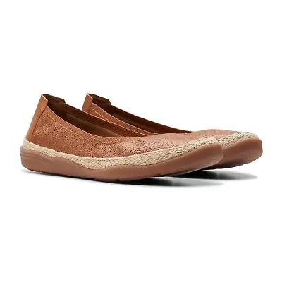 Clarks Elaina Rae Womens Closed Toe Ballet Flats