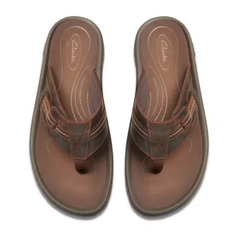 Clarks Mens Wesley Sun Flip-Flops