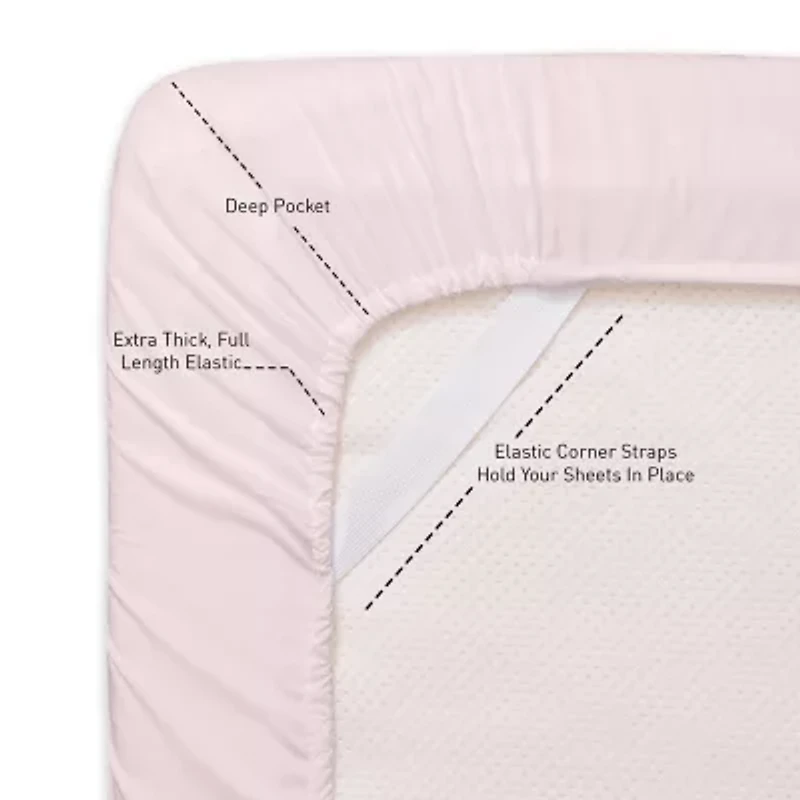 Sweet Home Collection™ Luxury Soft Microfiber Wrinkle Free Deluxe Sheet Set with Bonus Pillowcases