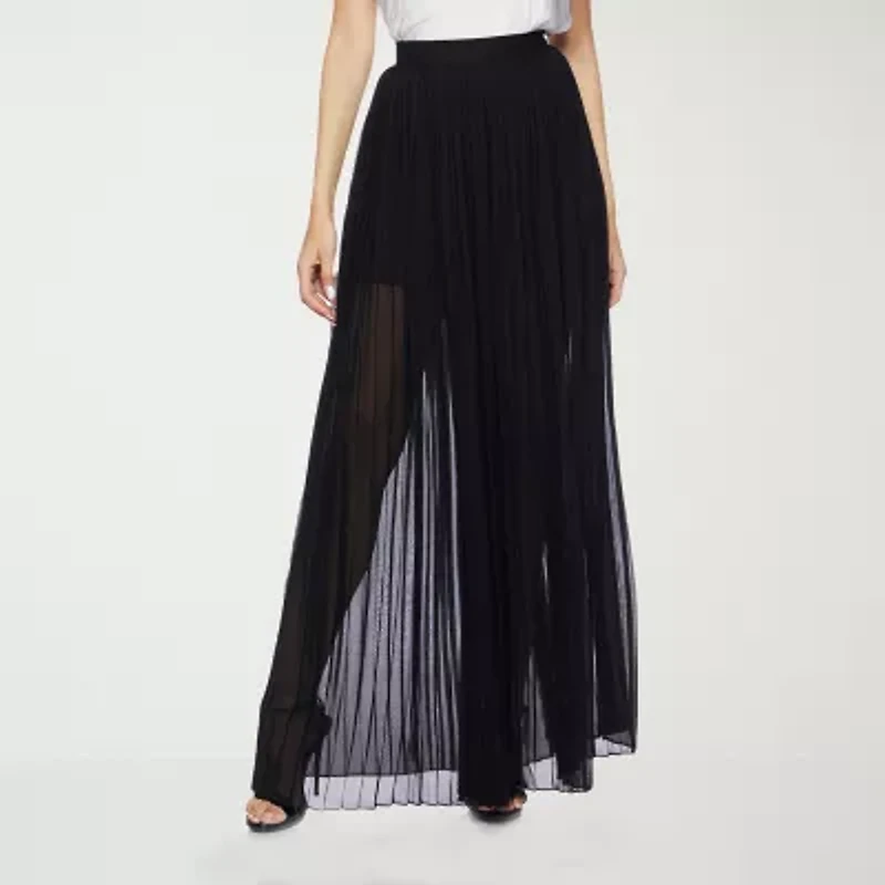 Premier Amour Womens Wide Leg Pleated Pant