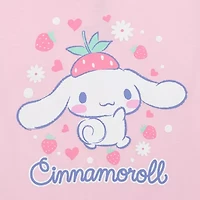 Cinnamoroll Little & Big Kid Girls Crew Neck Short Sleeve Regular Fit Graphic T-Shirt