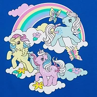 Little & Big Kid Girls Crew Neck Short Sleeve Regular Fit My Pony Graphic T-Shirt