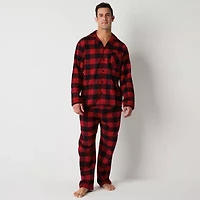North Pole Trading Co. Mens Flannel Long Sleeve 2-pc. Matching Family Pajama Sets